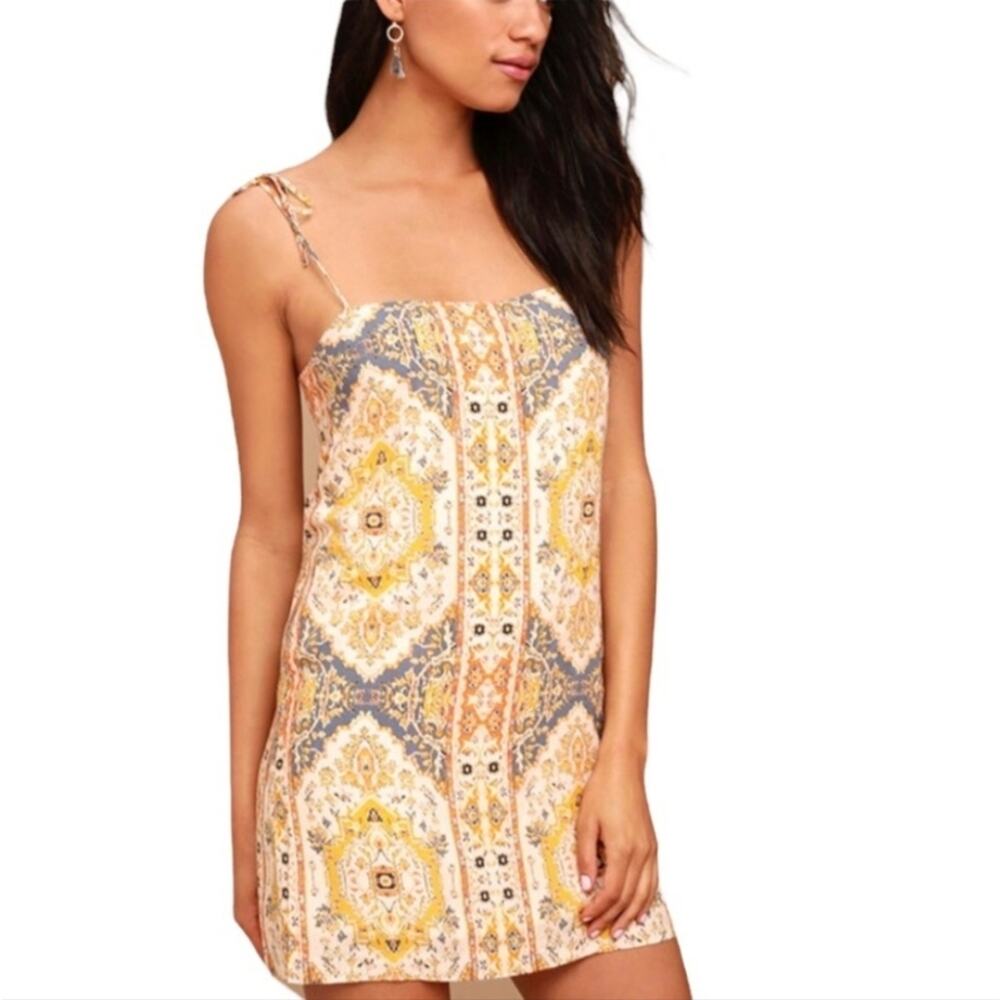 Lulu's Sugar Town Print Shift Dress